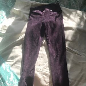 Purple jeans